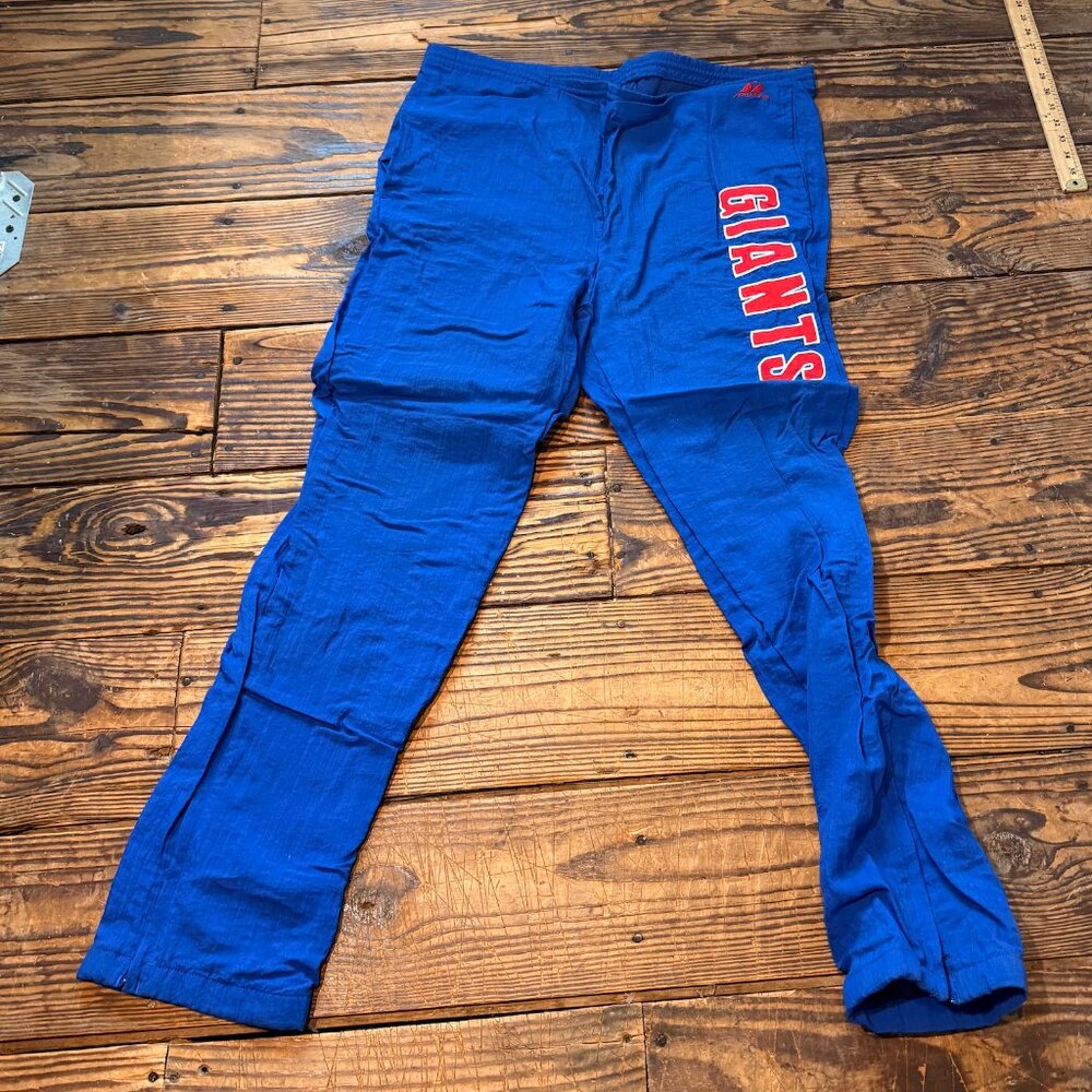 Vintage New York Giants Apex One Windbreaker Track Pants Mens XL Blue NFL 90s